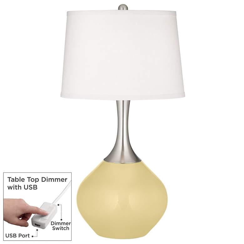 Image 1 Butter Up Spencer Table Lamp with Dimmer