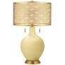 Butter Up Toby Brass Metal Shade Table Lamp