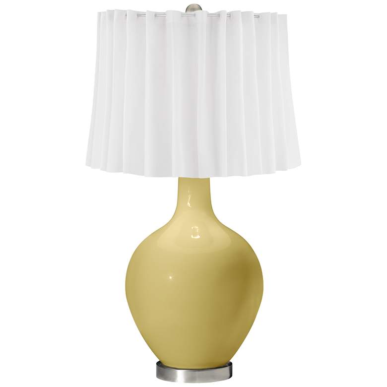 Image 1 Butter Up White Curtain Ovo Table Lamp