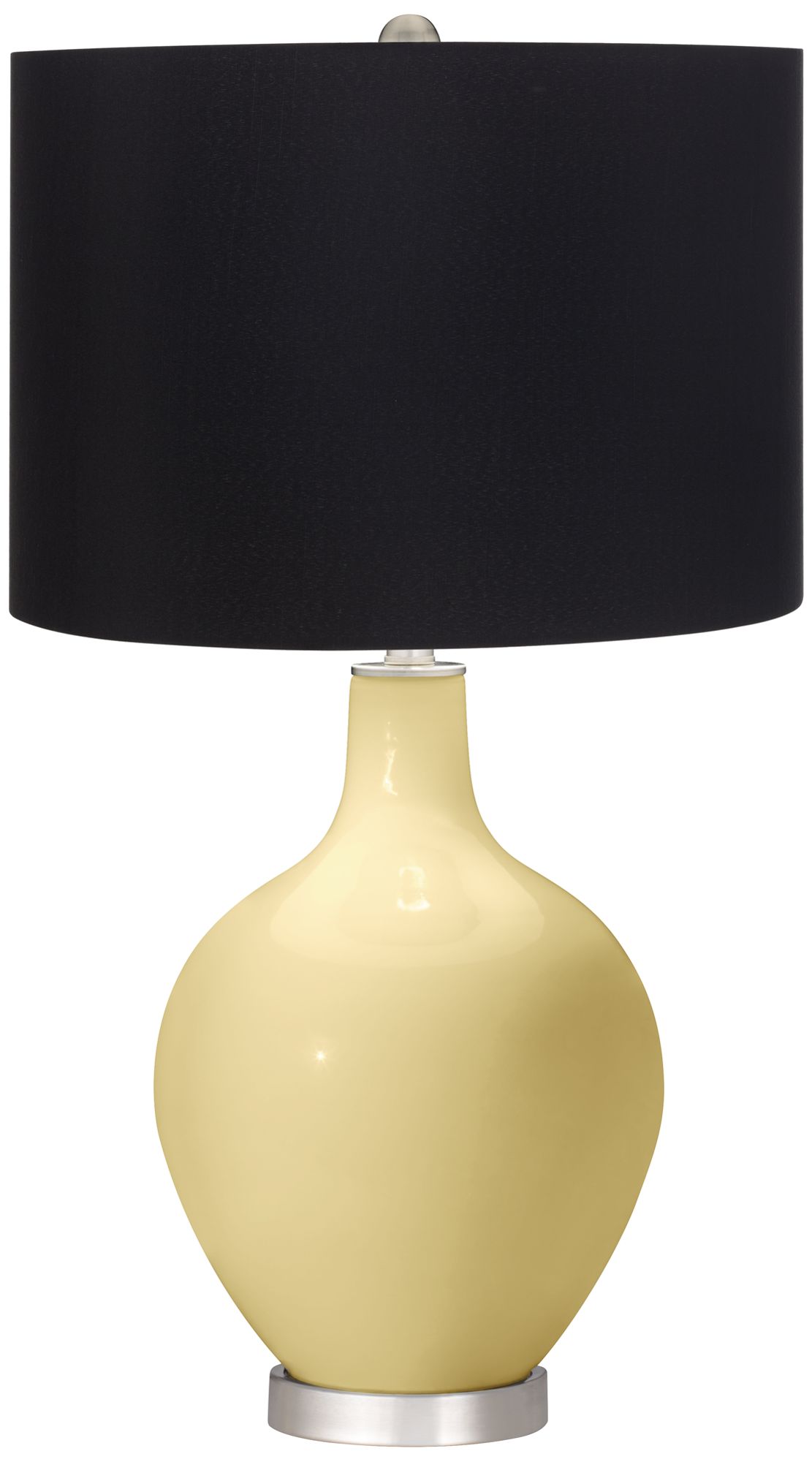 grey and yellow bedside lamp