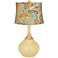 Butter Up Yellow Paisley Wexler Table Lamp
