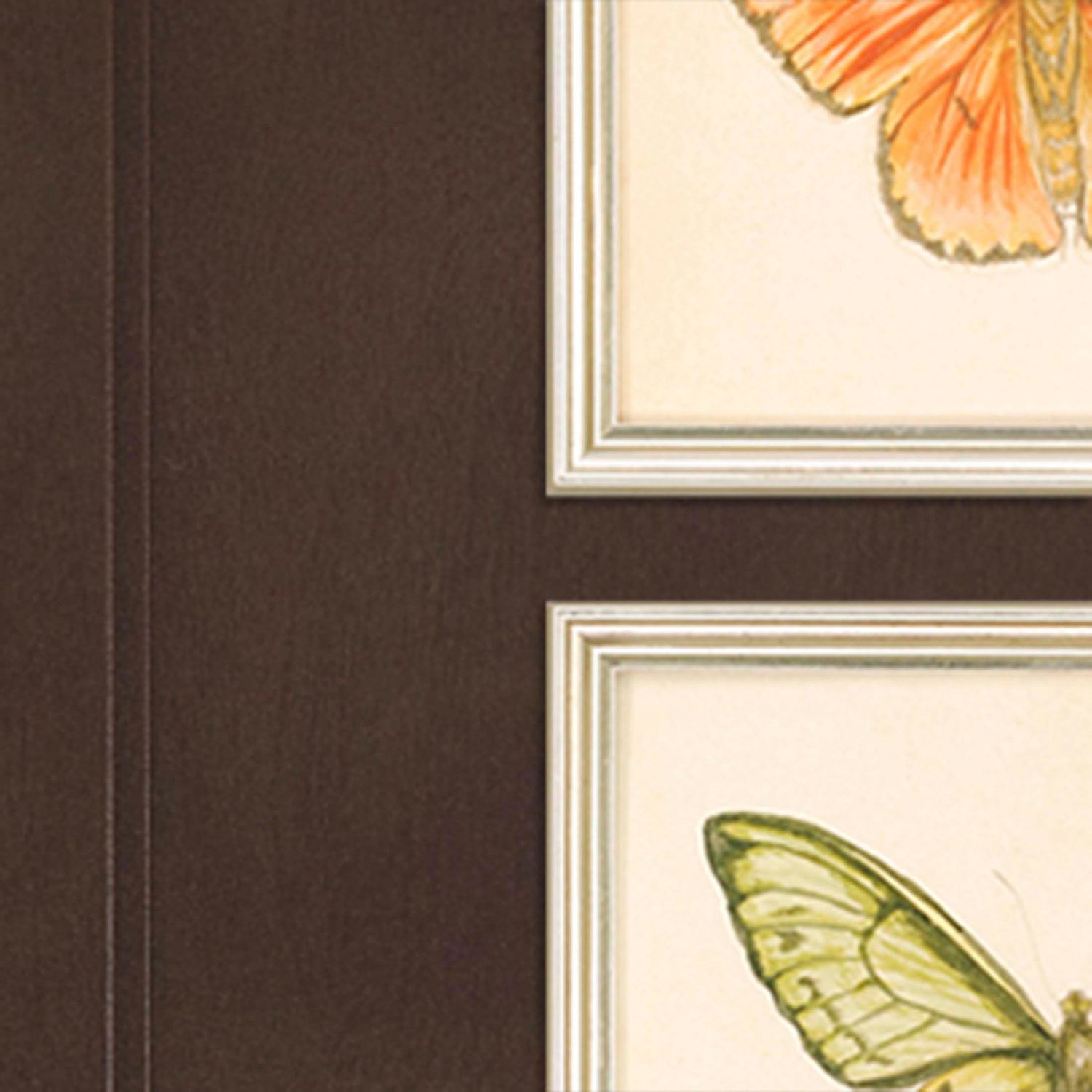Image 3 Butterflies 13"W x 11"H Framed Art Set of 6 more views