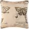 Butterflies 18" Square Decorative Printed Pillow