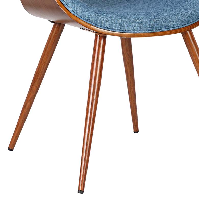 Image 3 Butterfly Blue Fabric Side Chair more views