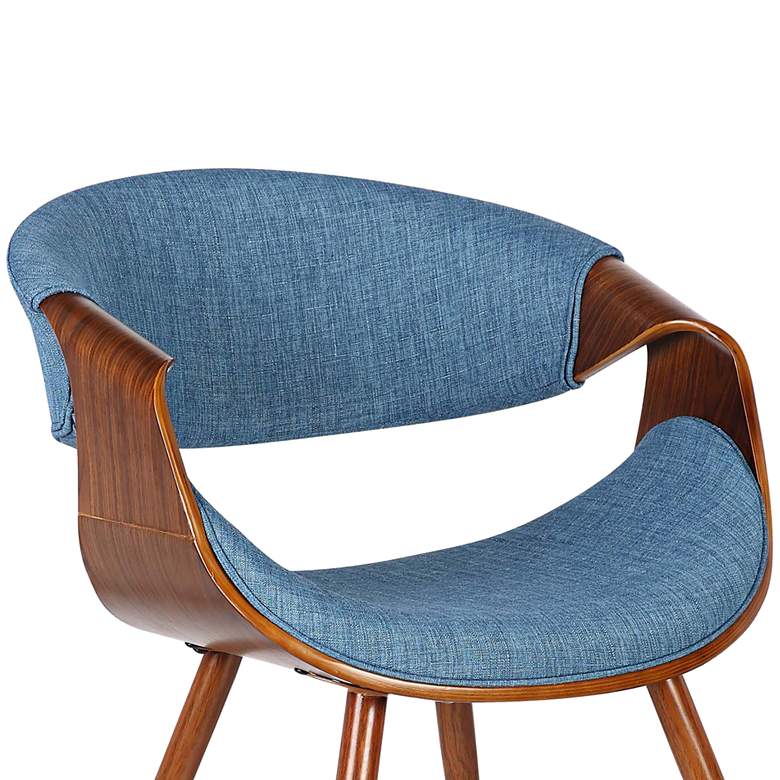 Image 4 Butterfly Blue Fabric Side Chair more views