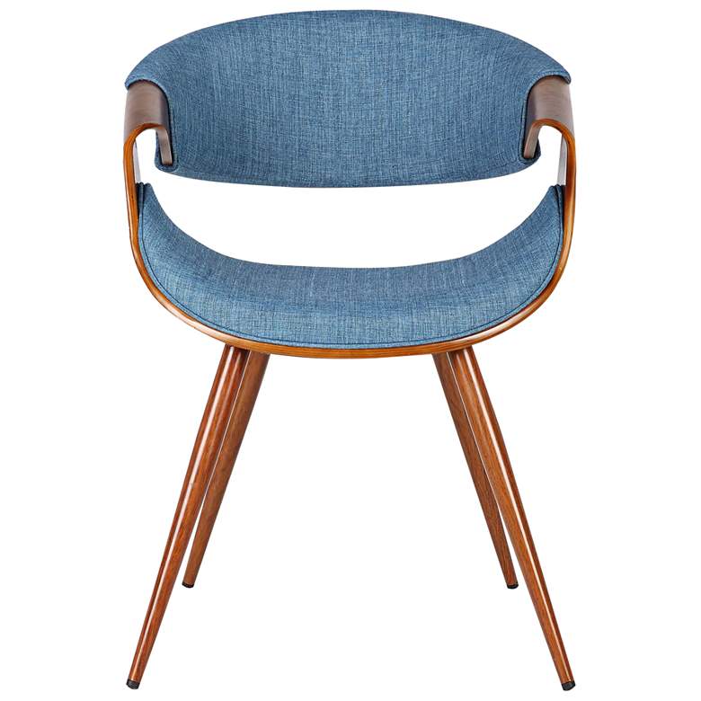 Image 5 Butterfly Blue Fabric Side Chair more views