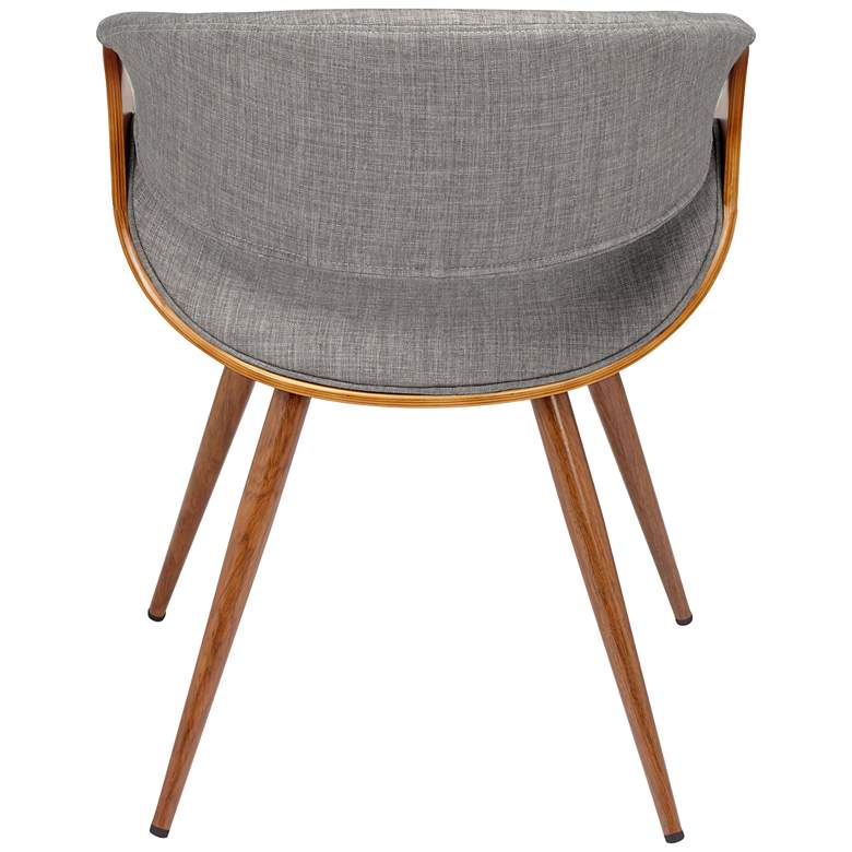 Butterfly Gray Fabric Modern Side Chair more views
