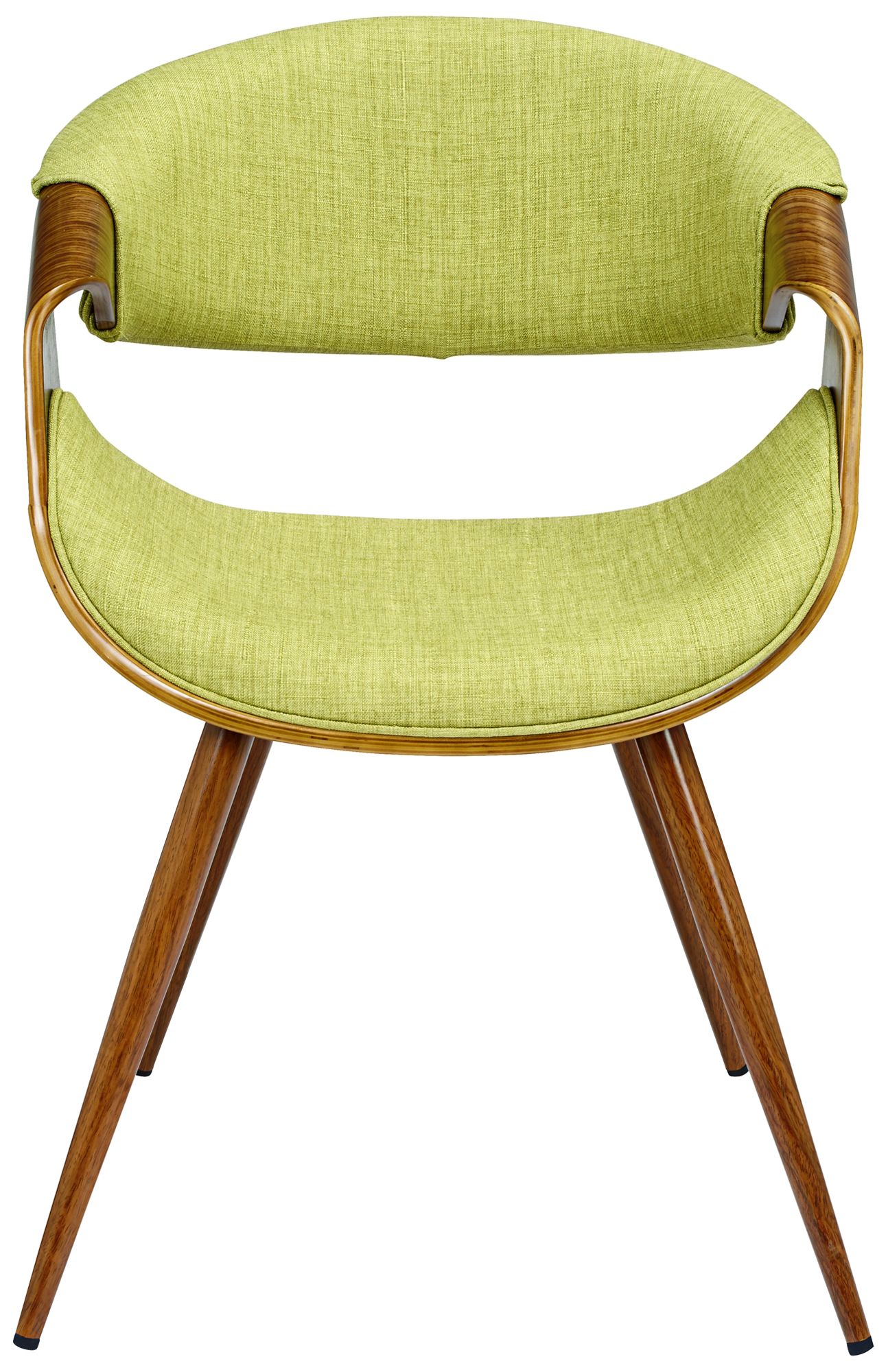 Butterfly Green Fabric Side Chair in scene