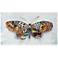 Butterfly I 27 1/2"W Hand-Painted Stretched Canvas Wall Art