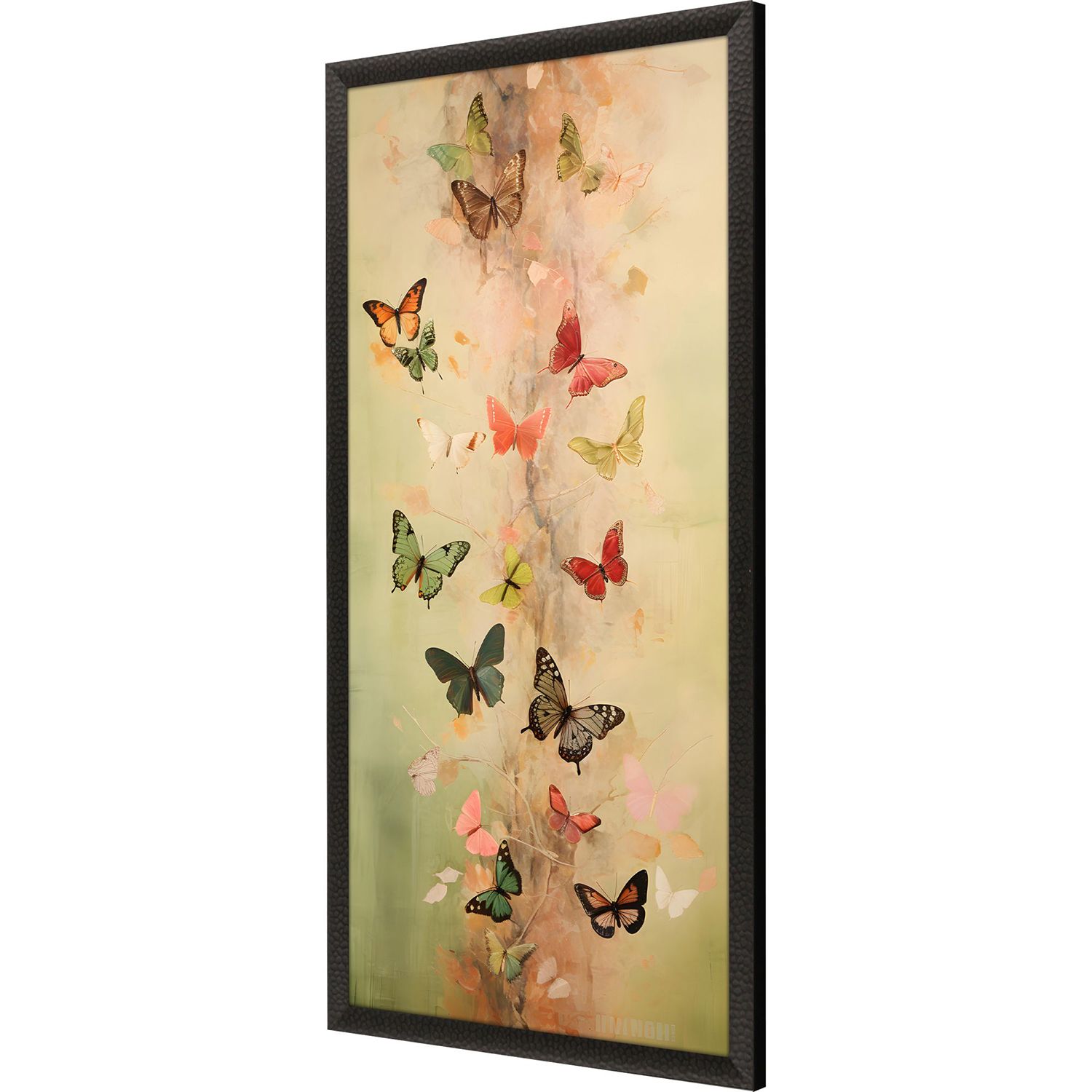 Image 3 Butterfly Tower 27"W x 51"H Framed Art more views