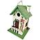 Butterfly White Picket Fence Cottage Birdhouse