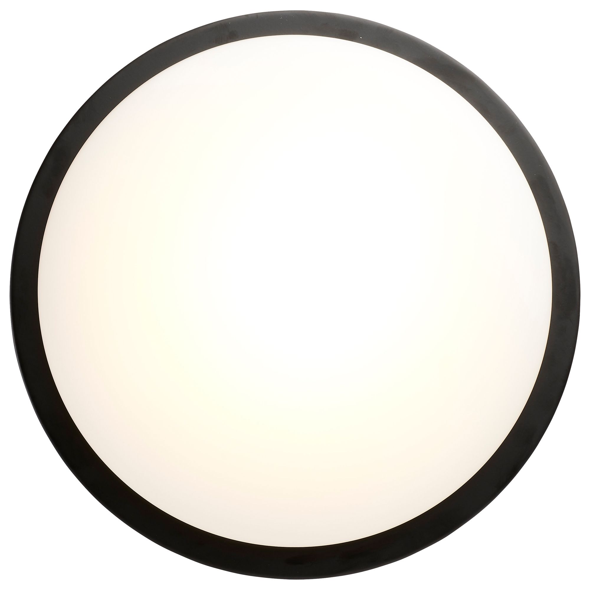 Button 11 Inch LED Flush Mount Matte Black Finish CCT Selectable
