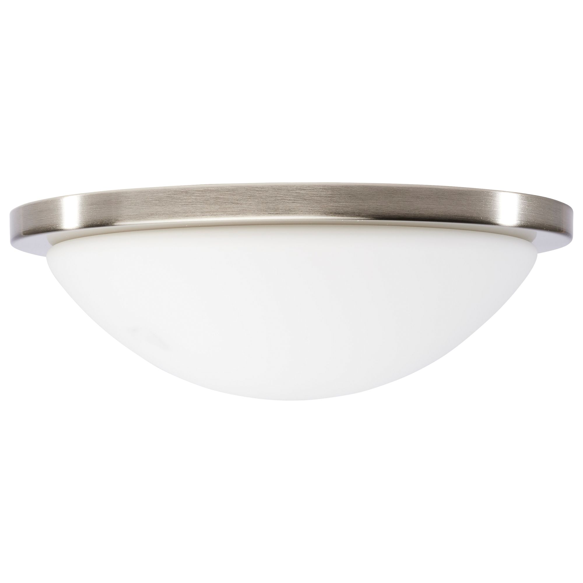 Image 3 Button 13 Inch LED Flush Mount Brushed Nickel Finish CCT Selectable more views