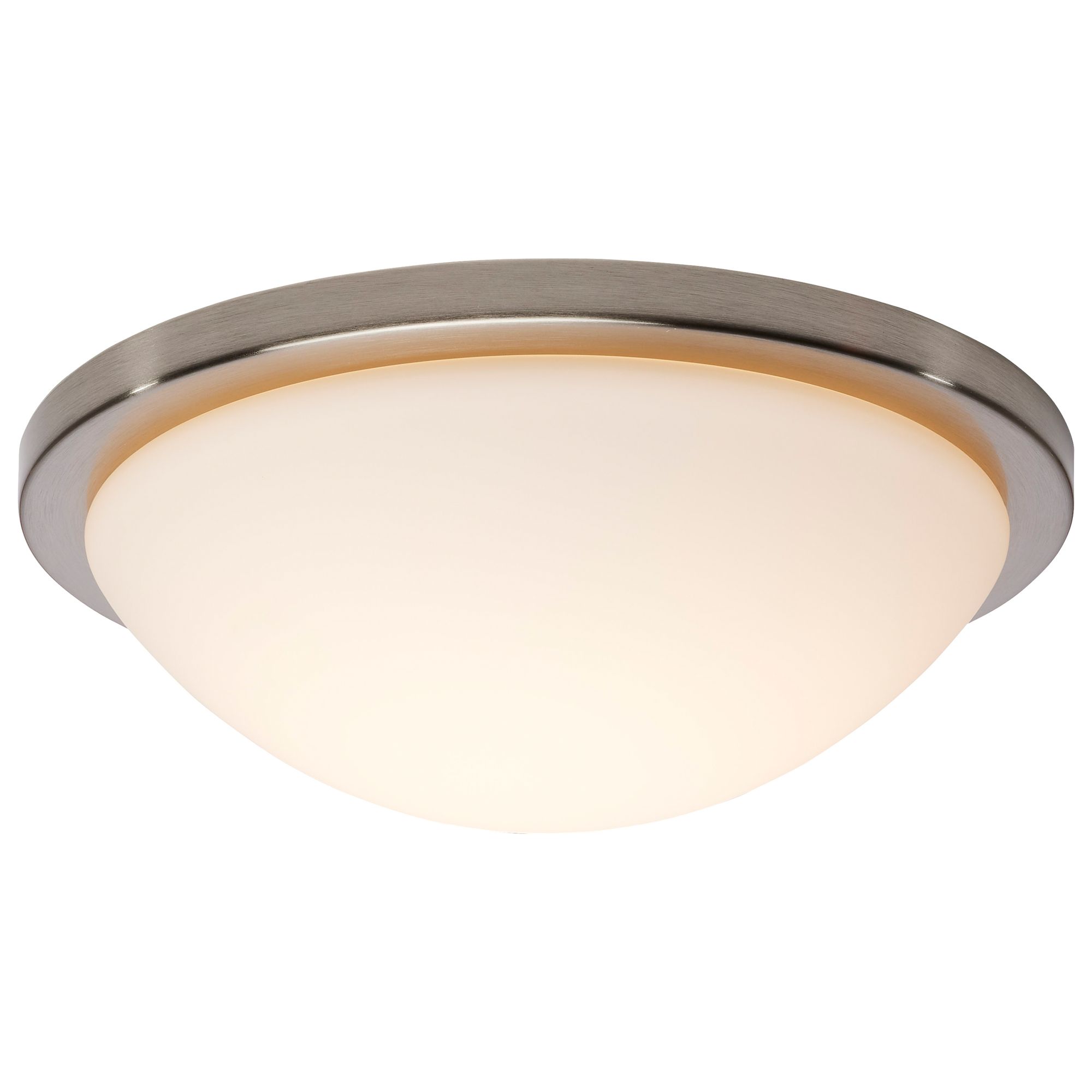 Image 6 Button 13 Inch LED Flush Mount Brushed Nickel Finish CCT Selectable more views