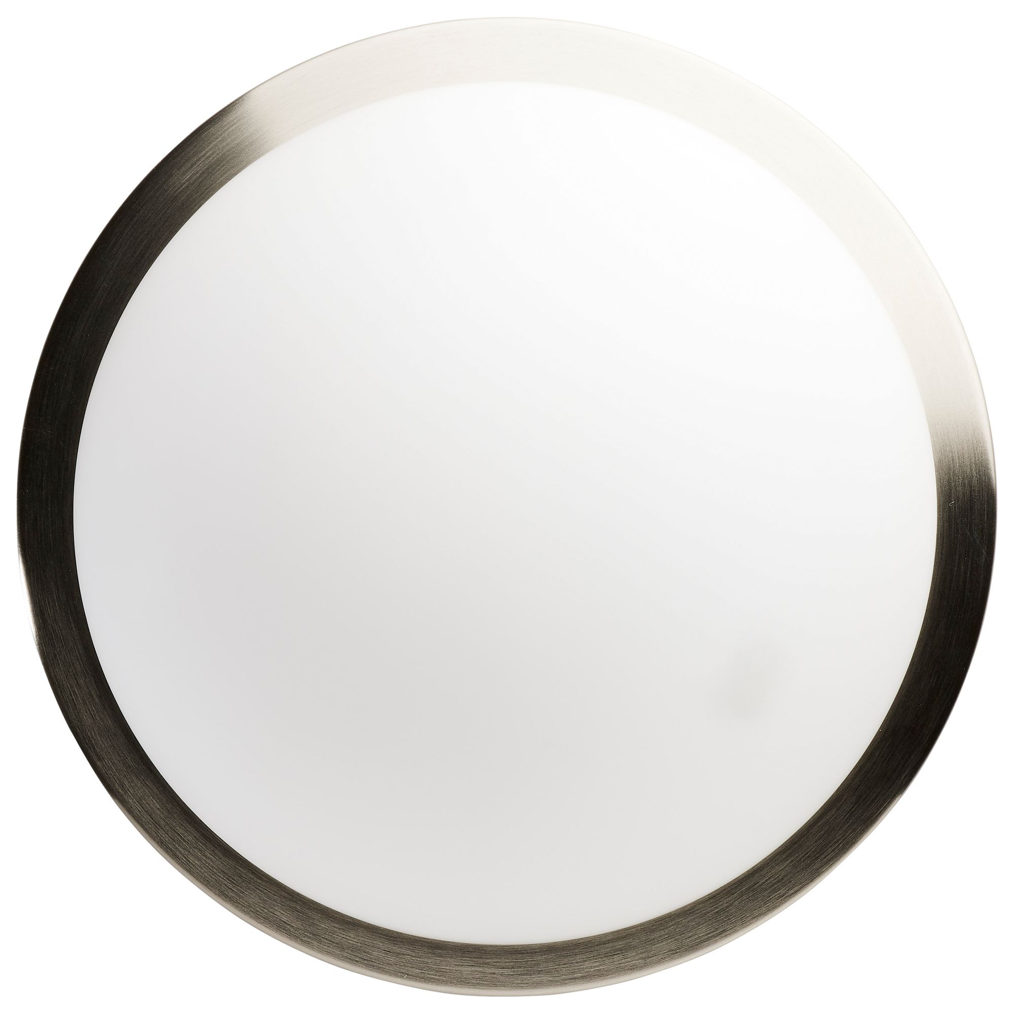 Image 7 Button 13 Inch LED Flush Mount Brushed Nickel Finish CCT Selectable more views