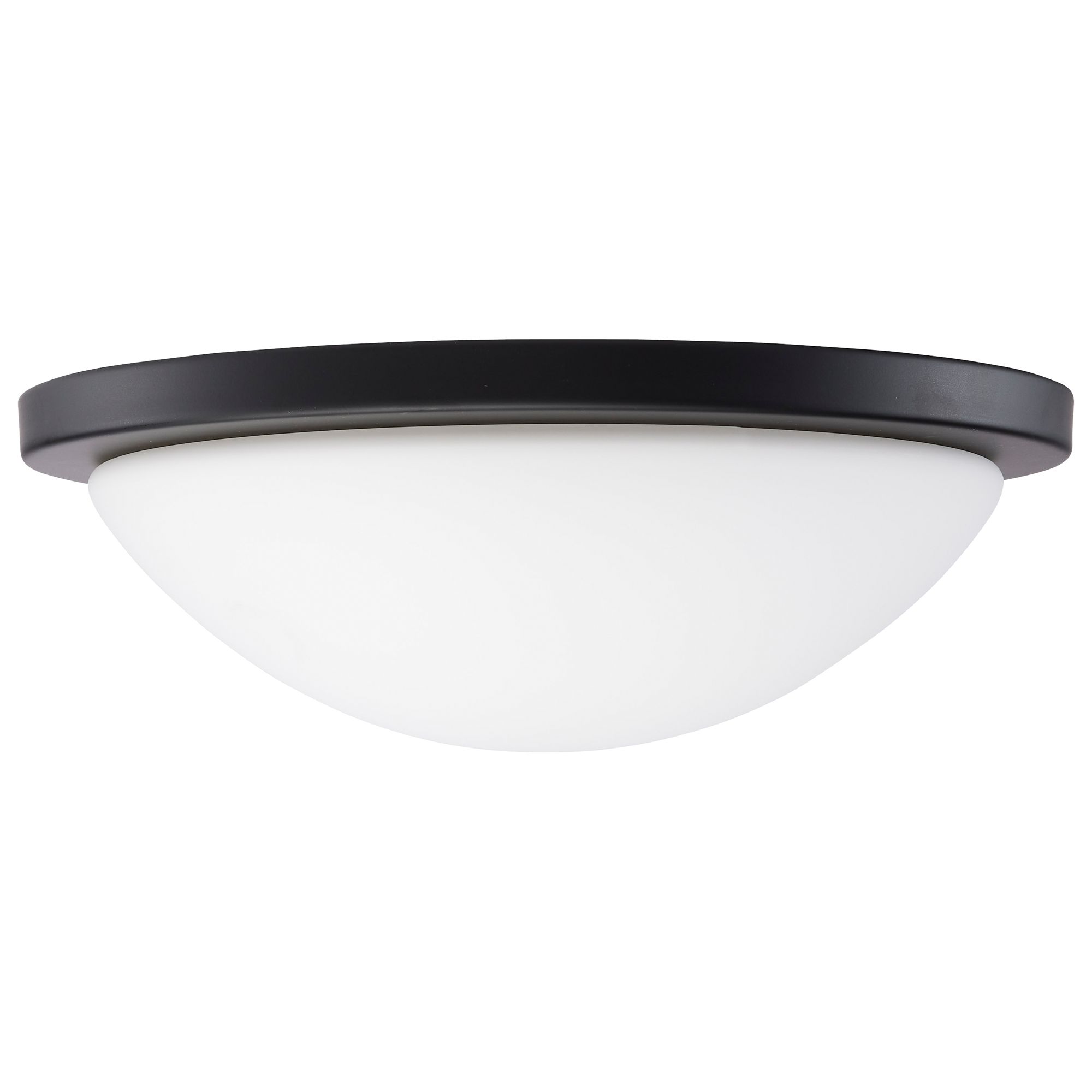 Image 3 Button 13 Inch LED Flush Mount Matte Black Finish CCT Selectable more views