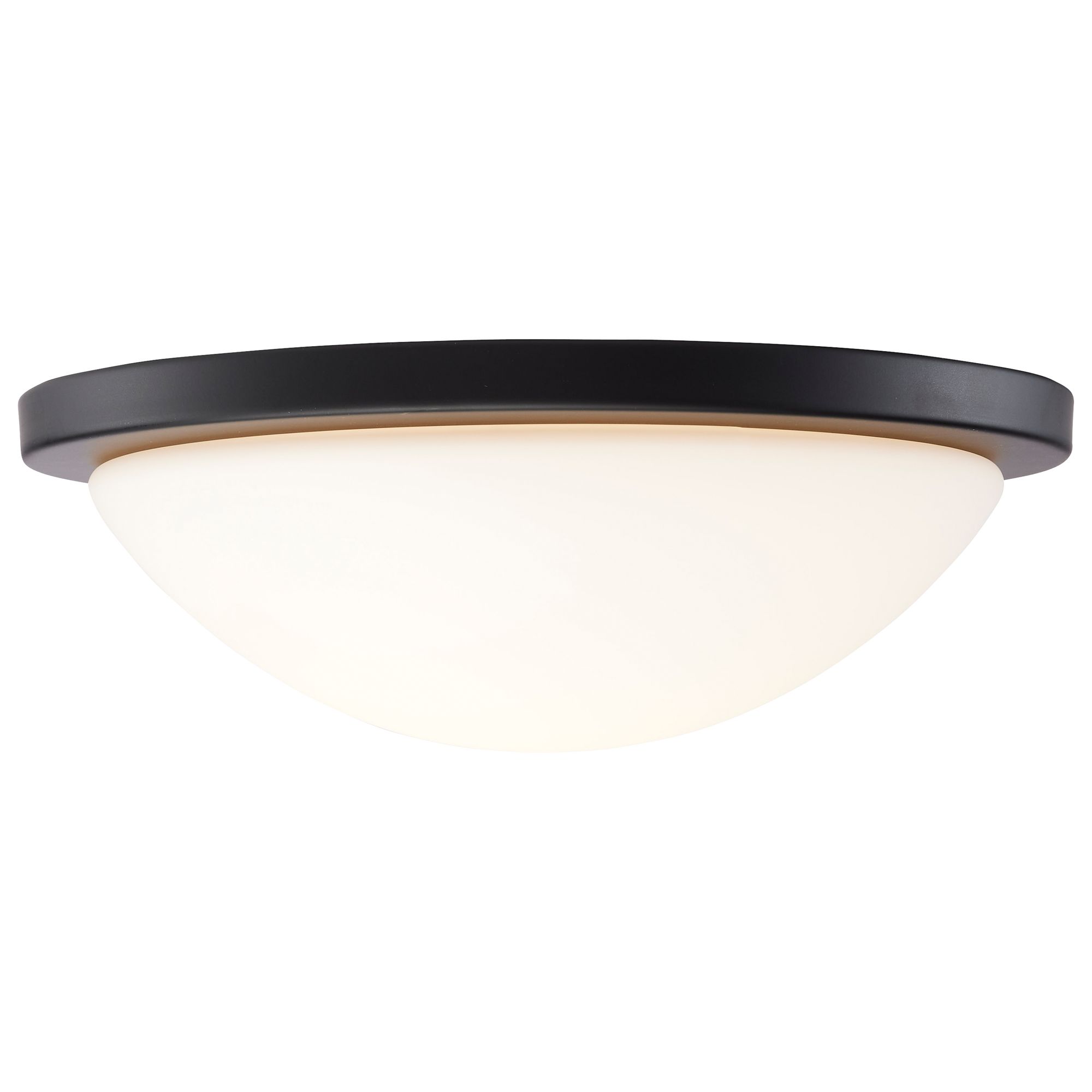 Image 4 Button 13 Inch LED Flush Mount Matte Black Finish CCT Selectable more views