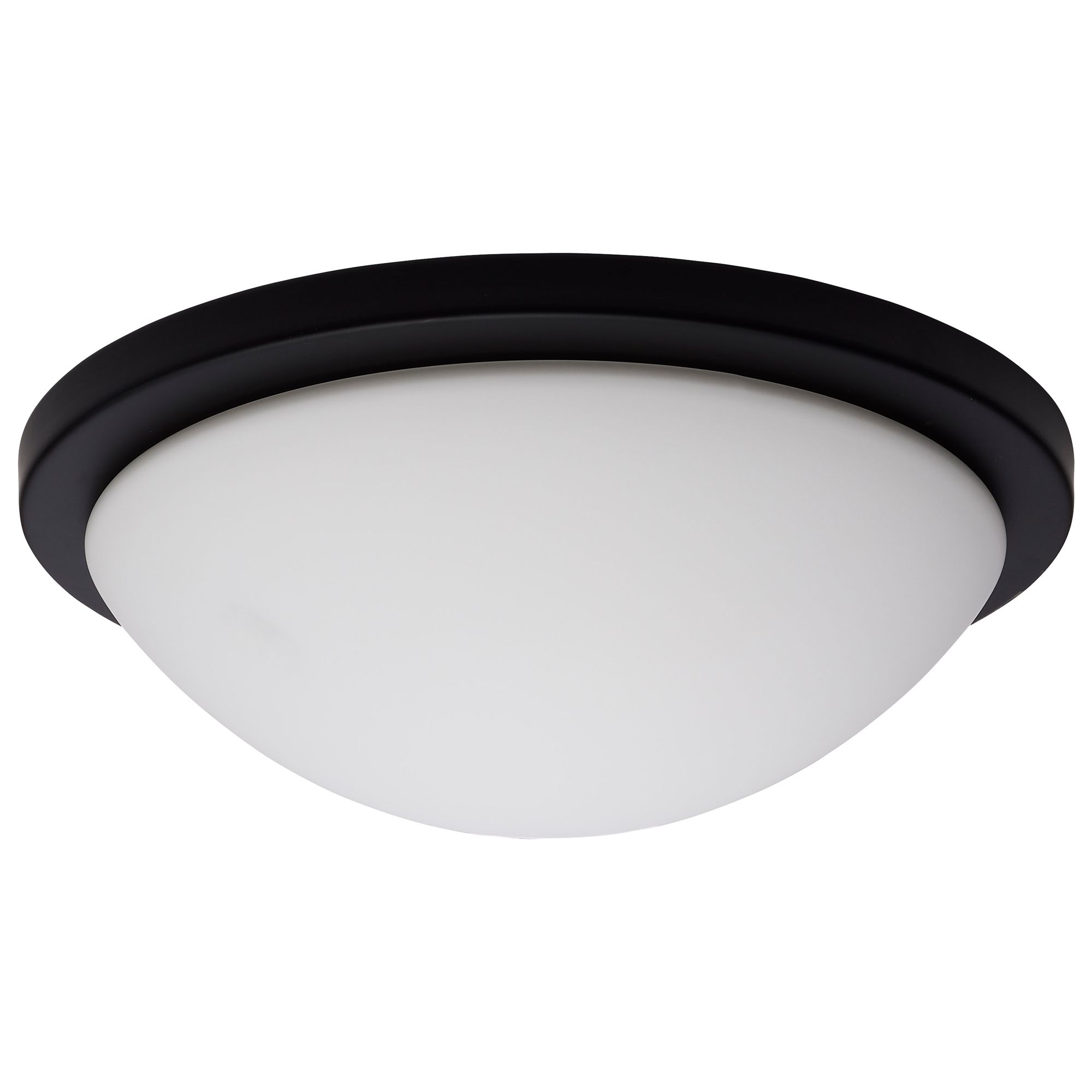 Image 5 Button 13 Inch LED Flush Mount Matte Black Finish CCT Selectable more views
