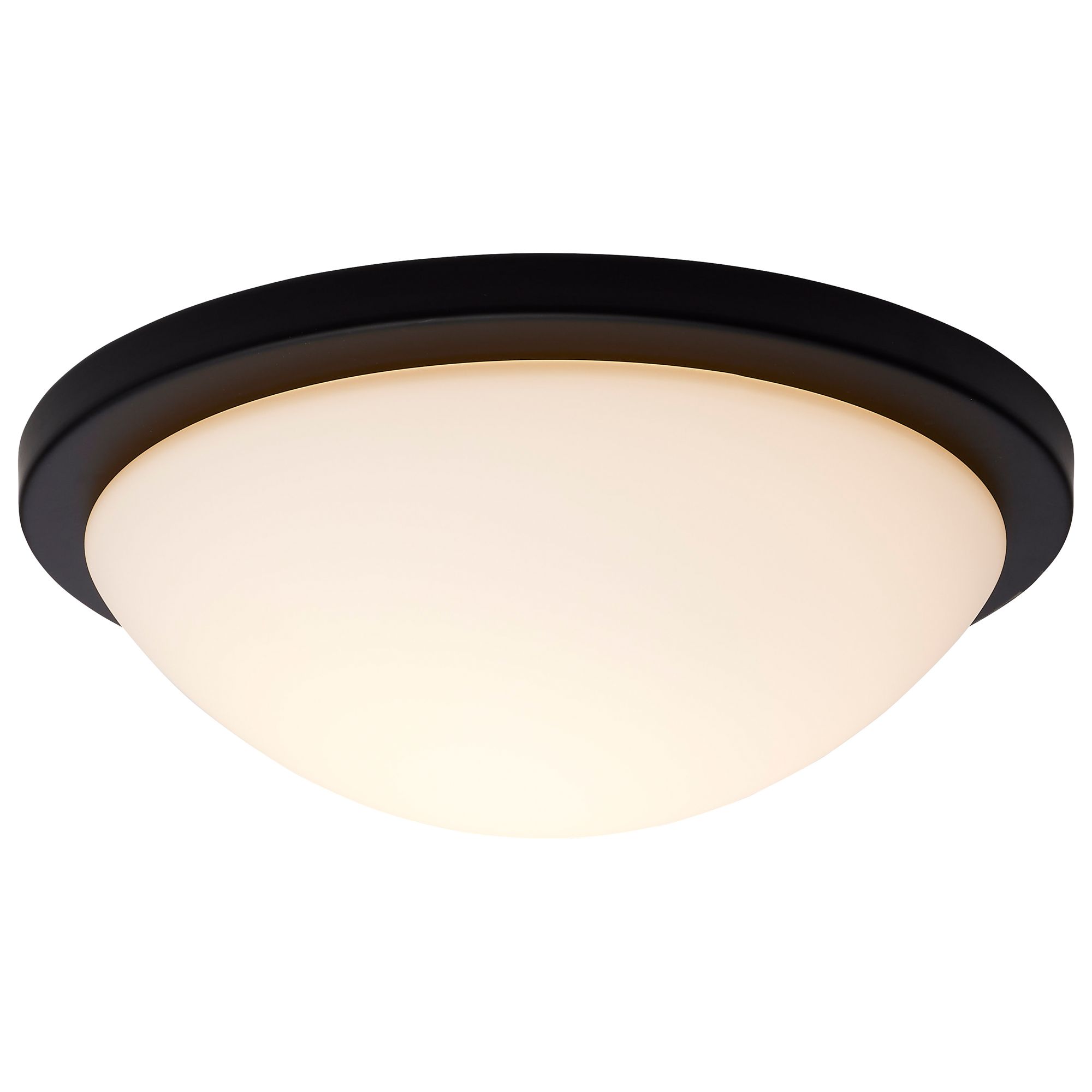Image 6 Button 13 Inch LED Flush Mount Matte Black Finish CCT Selectable more views