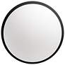 7_Button 17 Inch LED Flush Mount Matte Black Finish CCT Selectable more views