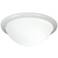 Button Dome 14" Wide Flushmount Ceiling Light