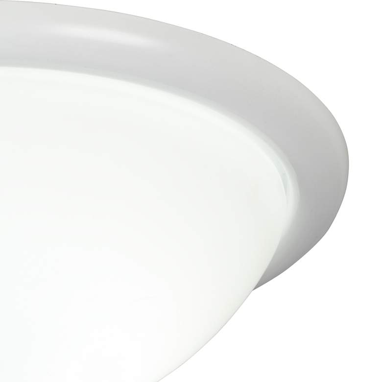 Image 2 Button Dome 14 inch Wide Flushmount Ceiling Light more views