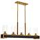 Buttonwood 44" Wide Gold LED Kitchen Island Light Chandelier