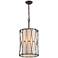 Buxton 13" Wide 3-Light Vintage Bronze Entry Pendant