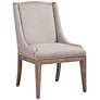 Buxton Parsons Beige Oatmeal Fabric Dinning Chairs Set of 2