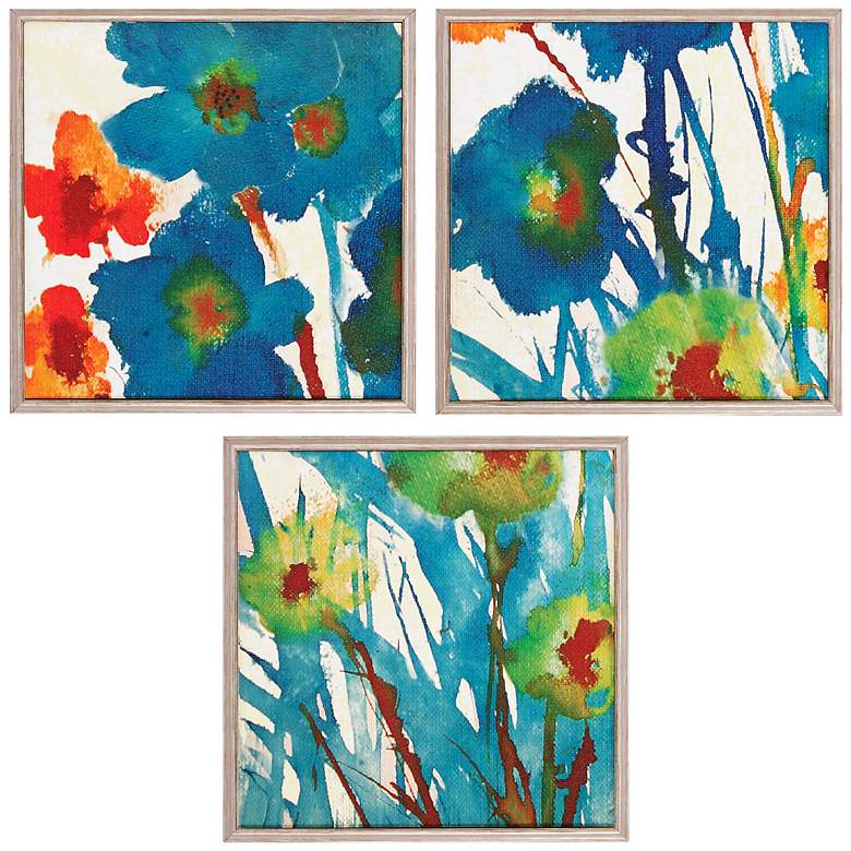 Image 1 By the Bridge 13 inch Square 3-Piece Wall Art Set