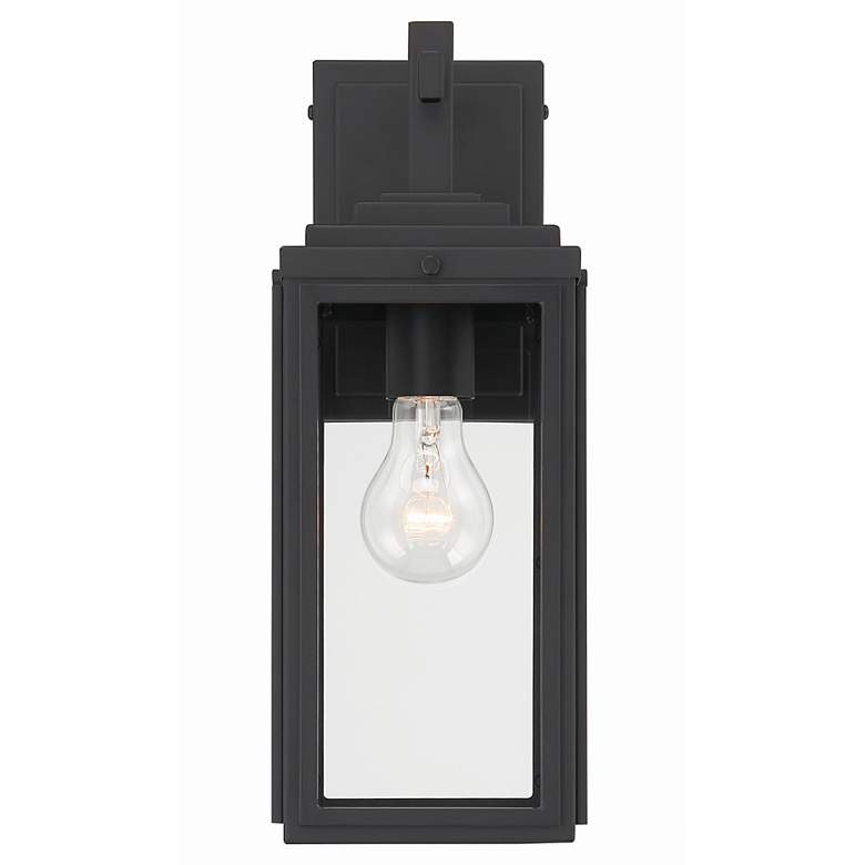 Image 1 Byron 1 Light Matte Black Outdoor Wall Mount