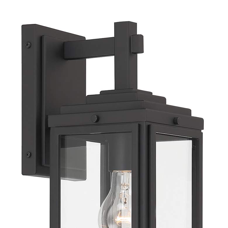 Image 5 Byron 1 Light Matte Black Outdoor Wall Mount more views