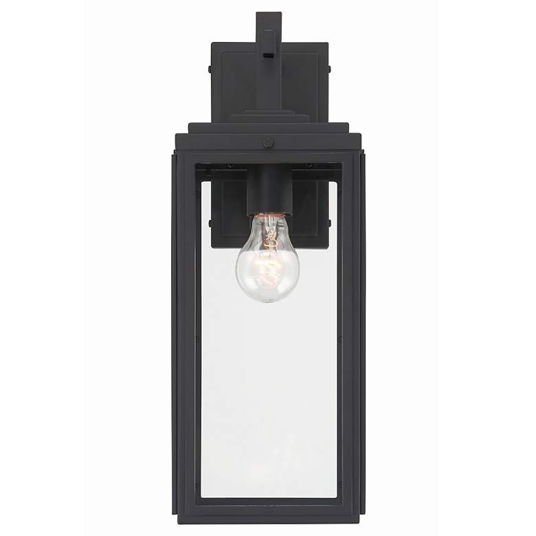 Image 1 Byron 1 Light Matte Black Outdoor Wall Mount