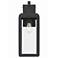 Byron 1 Light Matte Black Outdoor Wall Mount