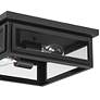 2_Byron 12 3/4" Wide Matte Black 2-Light Outdoor Ceiling Light more views