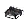 6_Byron 12 3/4" Wide Matte Black 2-Light Outdoor Ceiling Light more views