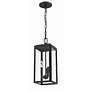 Thumbnail2 of Byron 3 Light Matte Black Outdoor Pendant more views