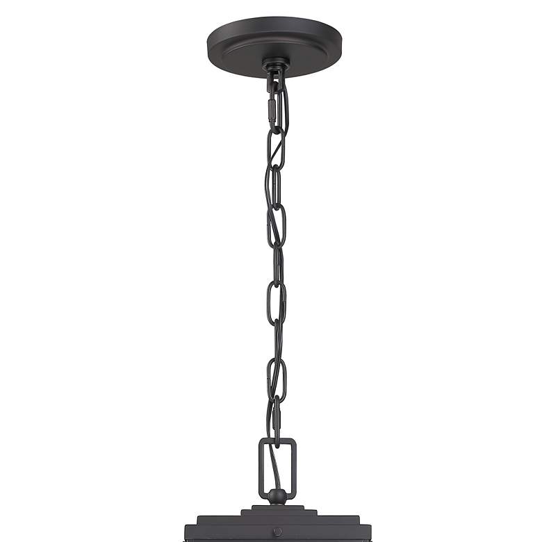 Image 6 Byron 3 Light Matte Black Outdoor Pendant more views