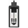 2_Byron 3 Light Matte Black Outdoor Wall Mount