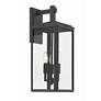 3_Byron 3 Light Matte Black Outdoor Wall Mount more views