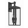 4_Byron 3 Light Matte Black Outdoor Wall Mount more views