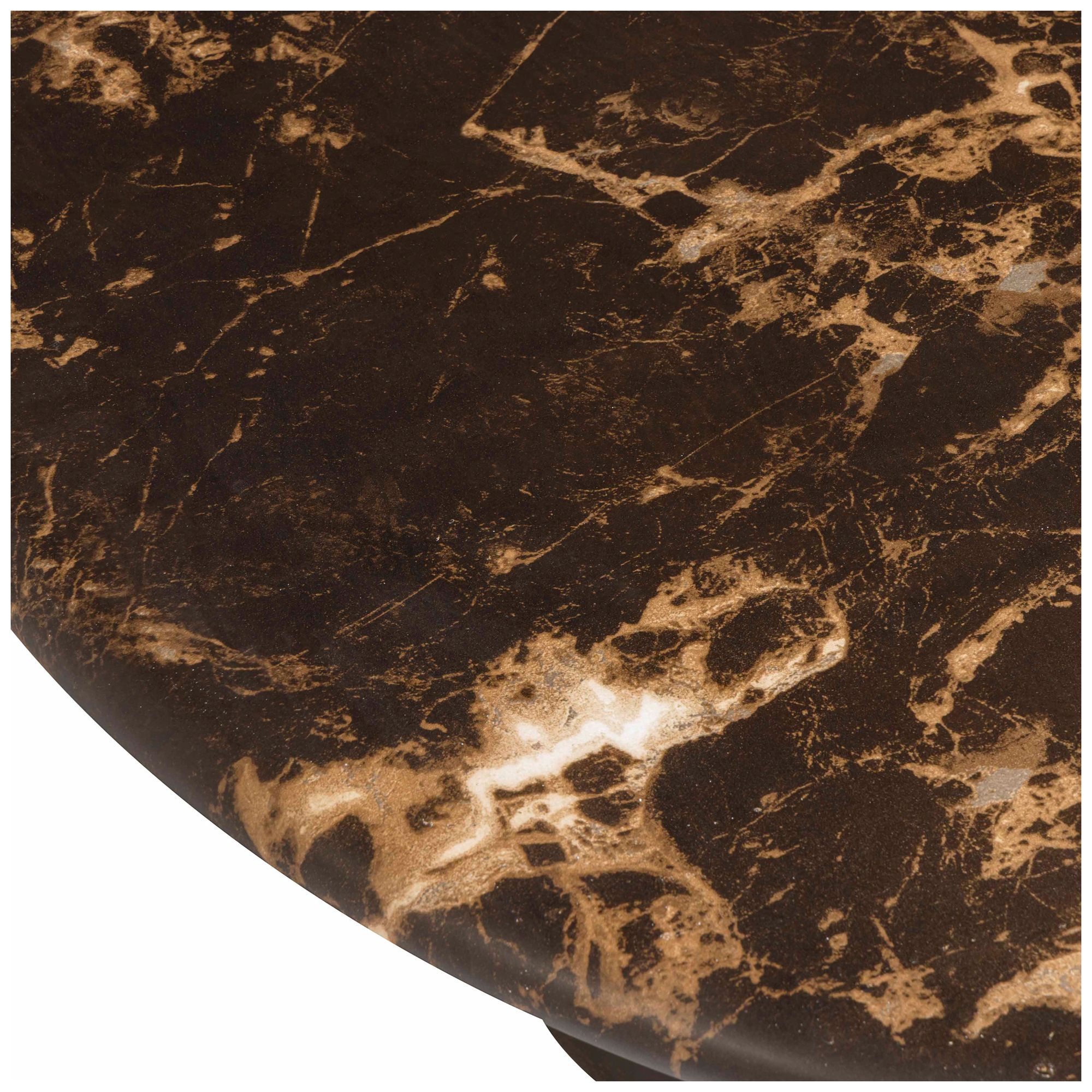 Image 5 Byron Dark Synthetic Marble in Concrete Indoor/ Outdoor Coffee Table more views