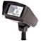 C-Series 6"H Textured Architectural Bronze LED Flood Light