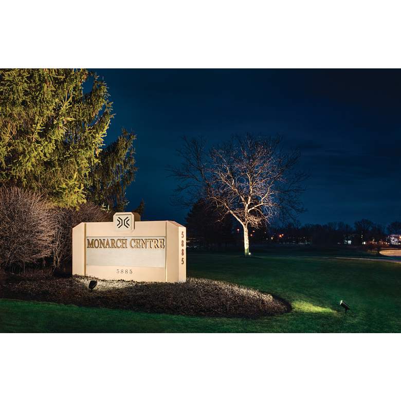 Image 4 C-Series 6"H Textured Architectural Bronze LED Flood Light more views