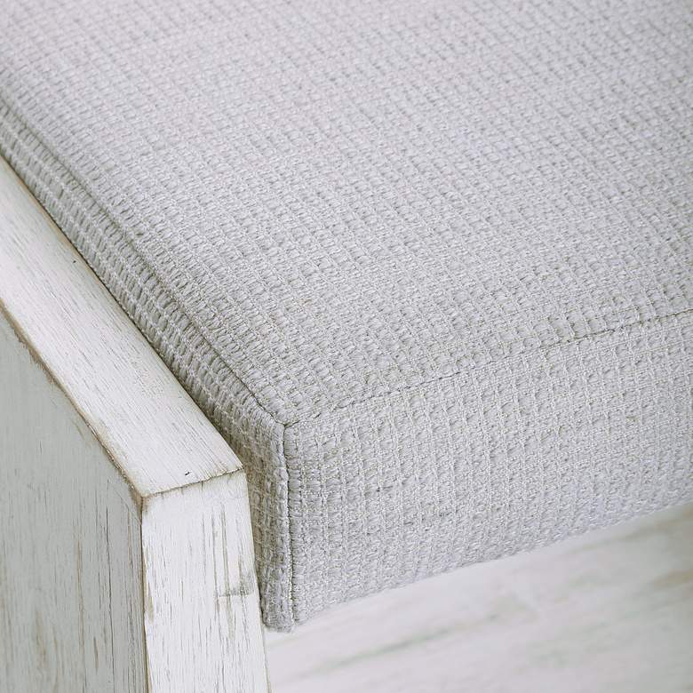 Image 3 Cabana 23 1/2" Wide Rustic Whitewashed Wood Small Bench more views