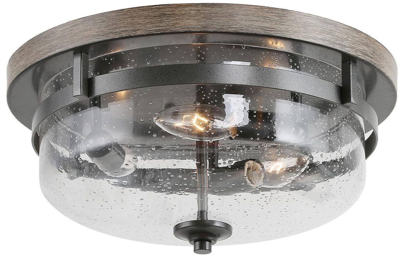Image 2 Cabara 13.5" Wide Brown 3-Light Ceiling Light more views
