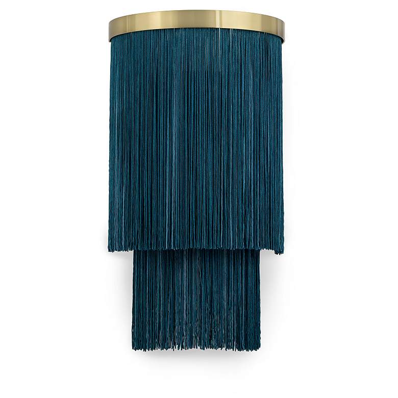 Image 1 Cabaret Fringe Sconce (Peacock)