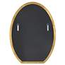 7_Cabell Plated Brushed Brass 24" x 32" Oval Wall Mirror more views