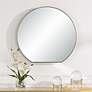 Thumbnail2 of Cabell Plated Brushed Brass 30" x 28" Wall Mirror