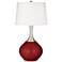 Cabernet Red Metallic Spencer Table Lamp